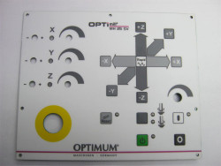 Frontpanel MH 25 SV für Bedienpanel