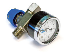 Inline Druckregler mit Manometer