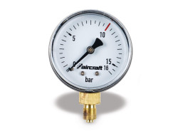 Manometer Ø 63 mm ¼ hinten, 10 bar