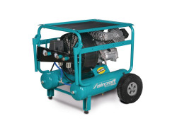 Mobiler, direktgeflanschter 2-Zylinder-Kolbenkompressor AIRCAR 553/22 PRO