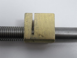 Spindel TH 3309/D/V Planschlitten, inkl. Messingspindelmutter