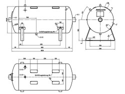 Druckluftbehälter DB VZ 50/11 H