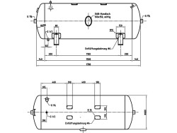 Druckluftbehälter DB VZ 500/11 H