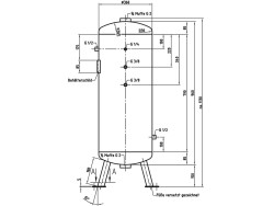 Druckluftbehälter DB VZ 90/11 V