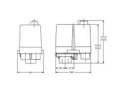 Druckschalter CONDOR MDR 3 / 10-16 A / 16 bar