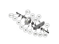 Handrad BF 20V / KT 180