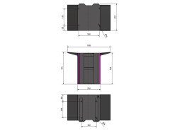 Maschinenunterbau für OPTImill MH-35 G/V