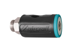 Sicherheits-Schnellkupplung 13 mm mit Schlauchtülle