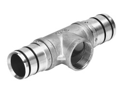 T-Verbinder, einseitig offen 40 mm / 1 IG