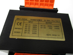 Trafo MT 50 / 250VATC - 220/24V / JBK5-250VA