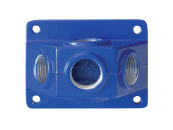 Wandverteilerdose ½  Eingang / ohne Durchgang